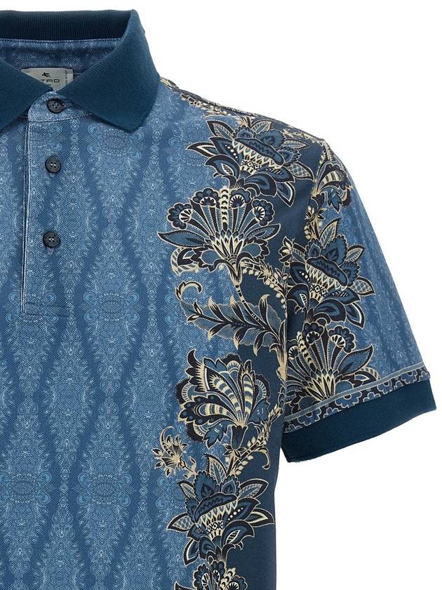 Etro Floral Polo Shirt - ETRO - BALAAN 3