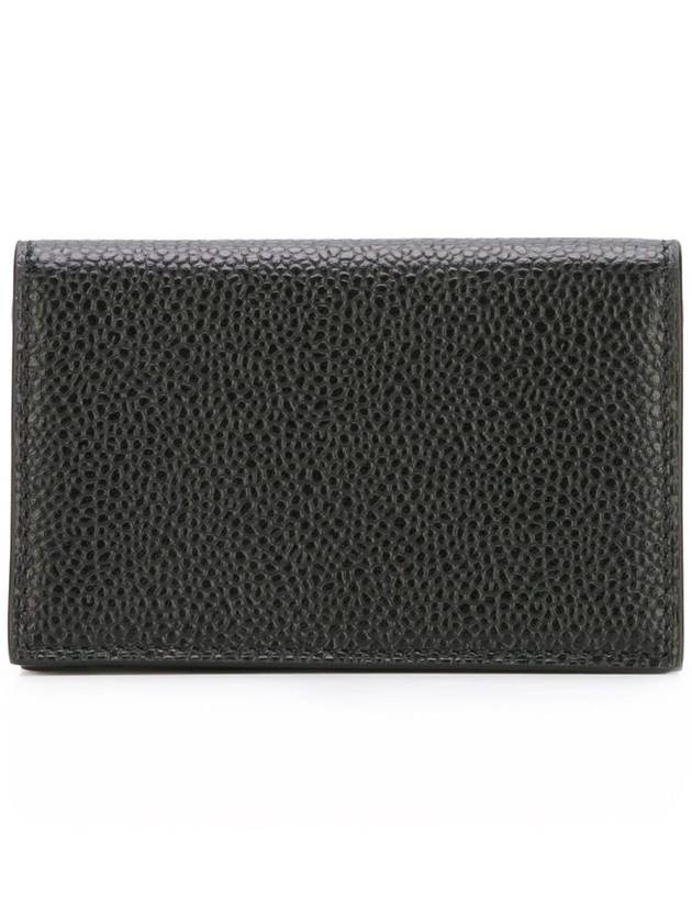 Logo Stamp Card Hoder Black - THOM BROWNE - BALAAN 2