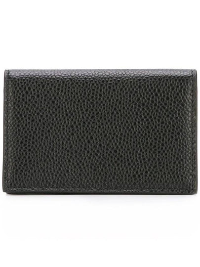 Logo Stamp Card Hoder Black - THOM BROWNE - BALAAN 2