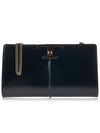 Women's T Logo Timeless Chain Clutch Bag Black - TOD'S - BALAAN 2