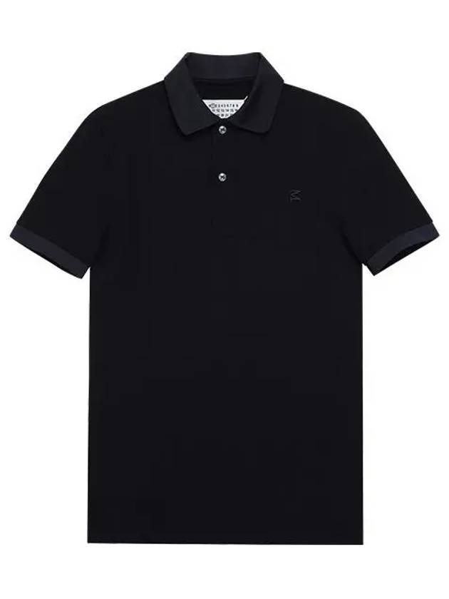 Back Stitch Polo Shirt Navy - MAISON MARGIELA - BALAAN 2