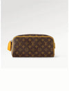 Dopp Kit Monogram Macassar Pouch Bag Brown Yellow - LOUIS VUITTON - BALAAN 9