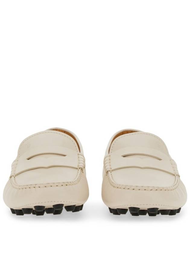 Gomino Moccasin Driving Shoes Cream - TOD'S - BALAAN 6