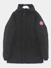 Carson Hooded Padding Parka Black - CANADA GOOSE - BALAAN 4