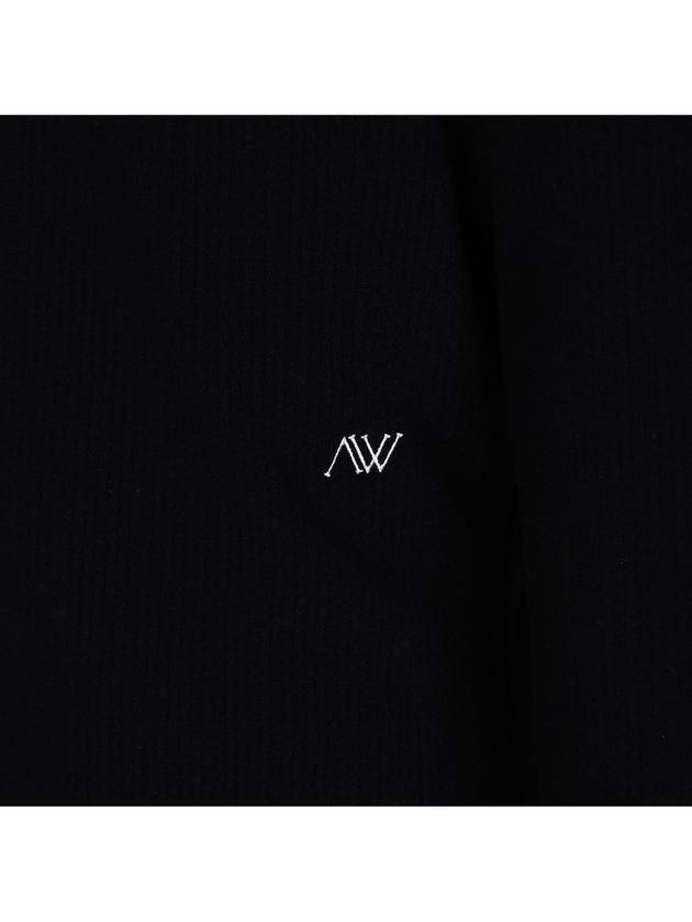 Official W LOGO POINT COLLAR L TS BK - ANEWGOLF - BALAAN 7