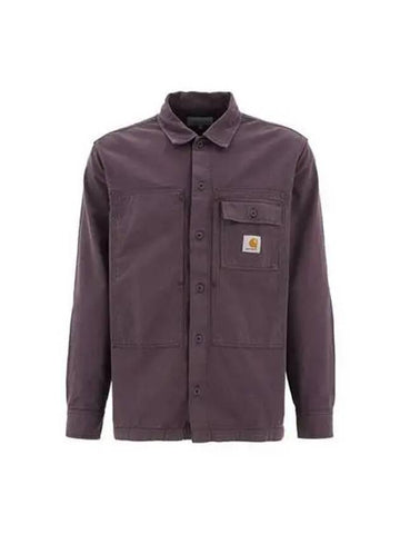 shirt women oversized long sleeve purple - CARHARTT - BALAAN 1