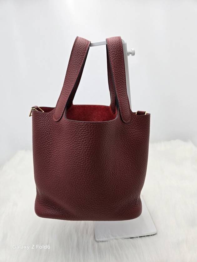 Picotin Lock 18 Tote Bag Rouge - HERMES - BALAAN 5