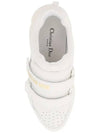 Women's D Wonder Strap Rubber Sole Low Top Sneakers White - DIOR - BALAAN 5