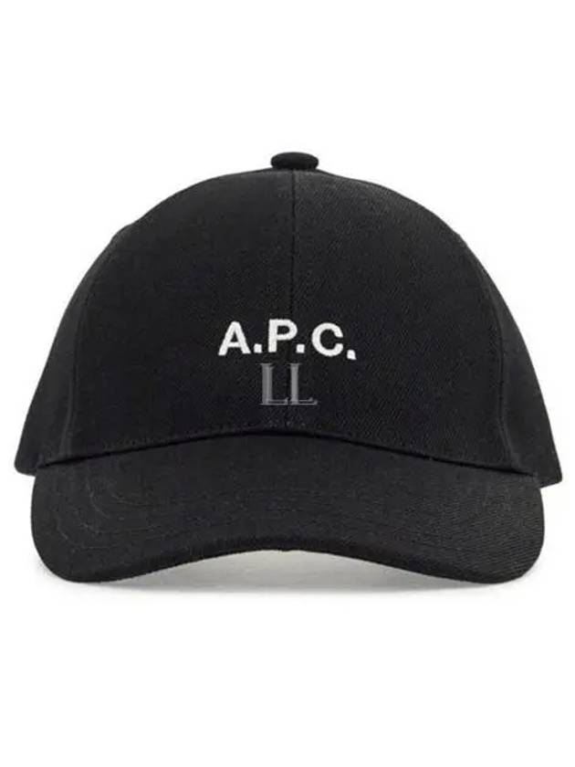 Embroidered Logo Ball Cap Black - A.P.C. - BALAAN 2