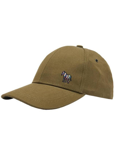 Embroidered Zebra Logo Ball Cap Olive - PAUL SMITH - BALAAN 1