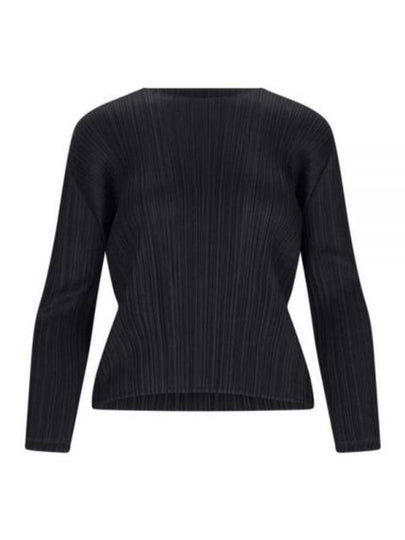 Monthly Color September Long Sleeve T-Shirt Black - ISSEY MIYAKE - BALAAN 2