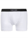 Men's Cotton Boxer Briefs White 2 Pack - TOM FORD - BALAAN 2