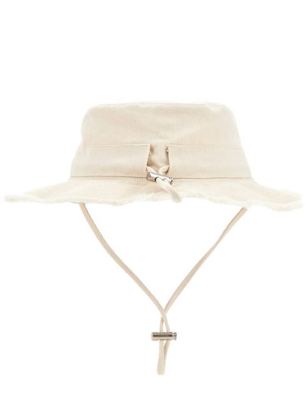 Le Bob Artichaut Bucket Hat Off White - JACQUEMUS - BALAAN 3