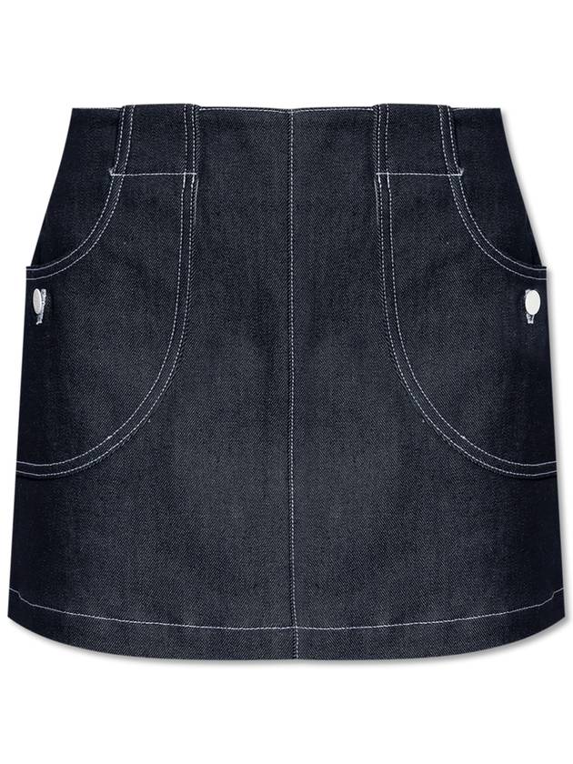 Women's Samantha A-Line Skirt Navy - A.P.C. - BALAAN 1