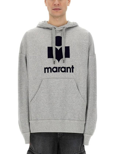 Miley Big Logo Hoodie Grey - ISABEL MARANT - BALAAN 2