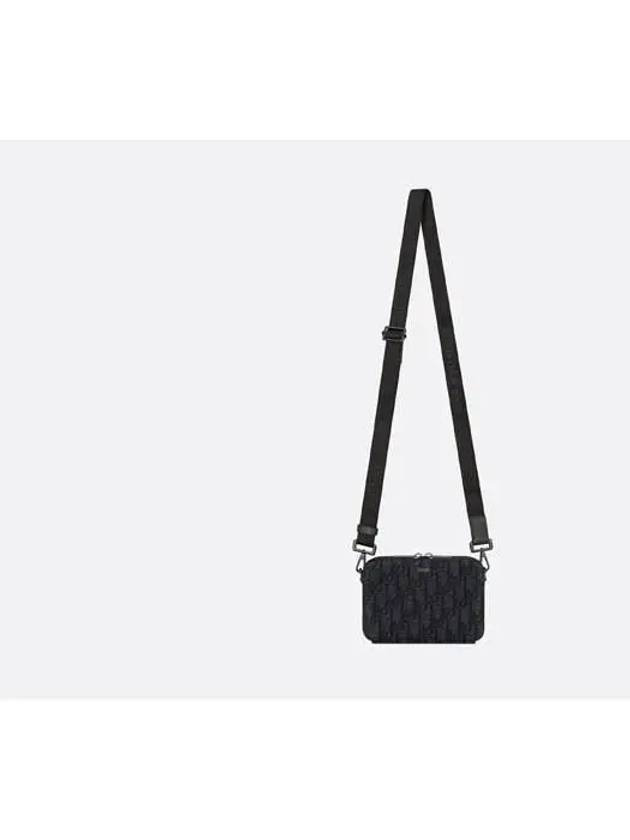 Oblique Strap Shoulder Bag Black - DIOR - BALAAN 6