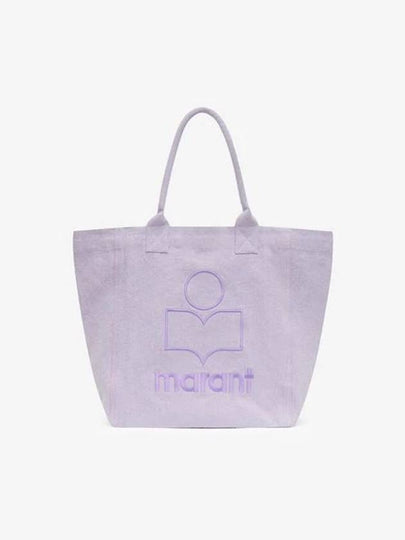 Yenky Embroidered Logo Small Tote Bag Lilac - ISABEL MARANT - BALAAN 2