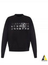 Number Print Sweatshirt Black - MAISON MARGIELA - BALAAN 2