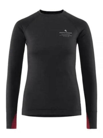 Fafne Crew Neck Long Sleeve T-Shirt Raven - KLATTERMUSEN - BALAAN 1