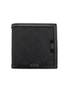 GG Supreme Canvas Nylon Half Wallet Black - GUCCI - BALAAN 2