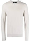 Men's Myhlo Crew Neck Knit Top Grey - THEORY - BALAAN 2