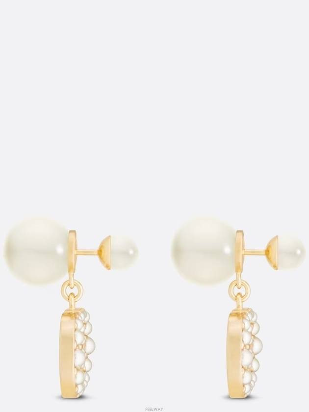 Tribales Resin Pearls Earrings Gold - DIOR - BALAAN 4