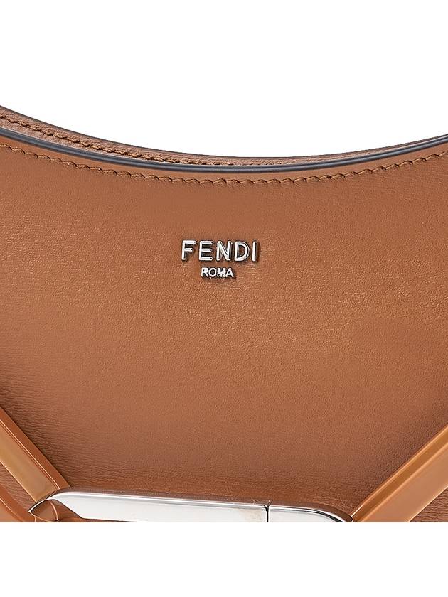 O Lock Swing Shoulder Bag Brown - FENDI - BALAAN 7