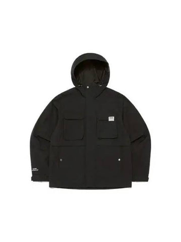 KODAK Apparel Essential Lining Hooded Jacket BLACK - KODO - BALAAN 1