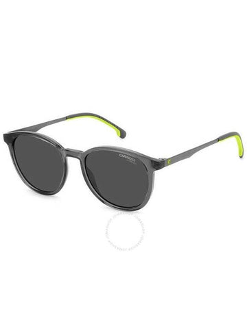 Carrera Grey Round Unisex Sunglasses CARRERA 2048T/S 03U5/IR 49 - CARRERA - BALAAN 1