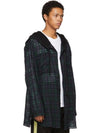 CHECK HOODED OVER SHIRT - FAITH CONNEXION - BALAAN 6