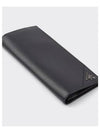 Saffiano Leather Logo Long Wallet Black - PRADA - BALAAN 2