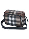 Men's Check Logo Messenger Cross Bag Brown - BURBERRY - BALAAN 2