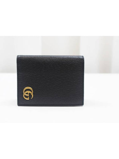 GG Marmont Leather Card Case 428737 DJ20T 1000 - GUCCI - BALAAN 1