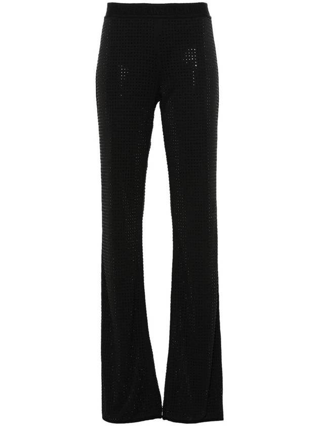 Versace Jeans Couture Tape Crystal All Over  Trousers Clothing - VERSACE - BALAAN 1