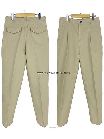 Homme Classic Cotton Slacks Beige - DIOR - BALAAN 2