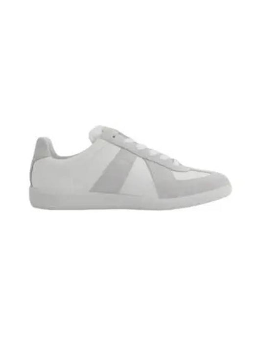 Men's Replica Leather Suede Low Top Sneakers White - MAISON MARGIELA - BALAAN 2