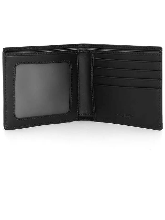 Intrecciato Calf Leather Half Wallet Black - BOTTEGA VENETA - BALAAN 7