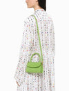 22FW Bypa semipatent leather top handle bag lime green 19PFMINALMWSMA STK - BY FAR - BALAAN 5