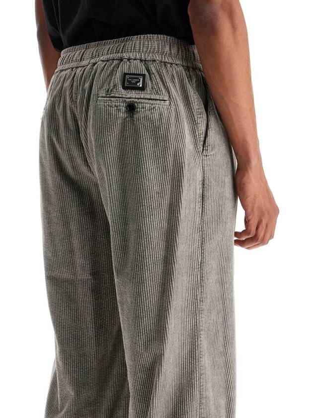 corduroy drawstring pants - DOLCE&GABBANA - BALAAN 4