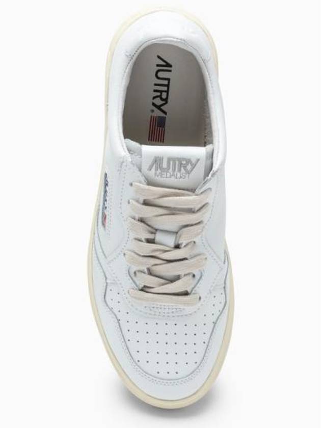 Medalist Leather Low Top Sneakers White - AUTRY - BALAAN 4