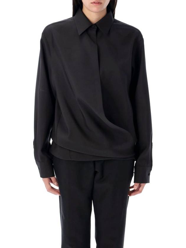 Valentino Garavani Wrap Shirt Over - VALENTINO - BALAAN 1