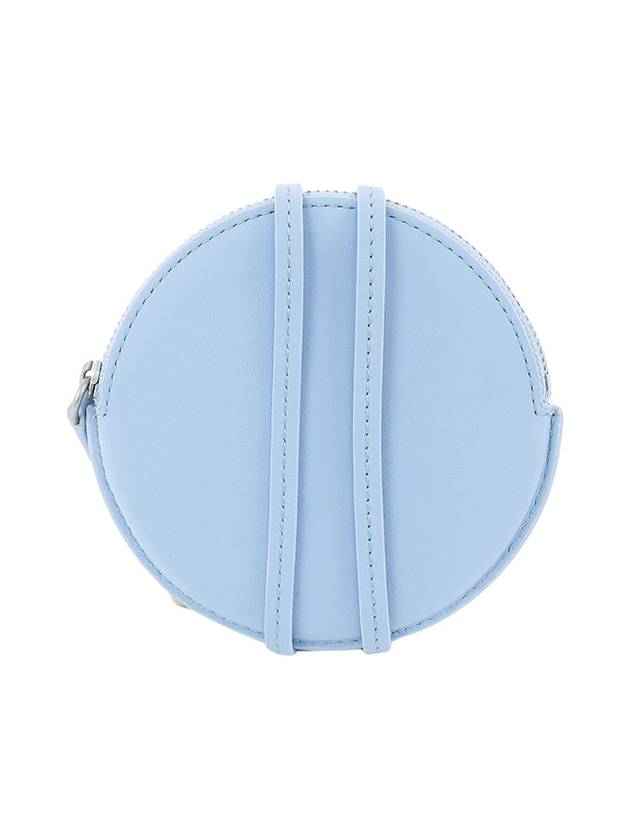 Le Pitchou Circle Neck Coin Purse Light Blue - JACQUEMUS - BALAAN 3