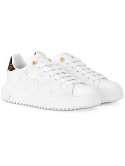 Time Out Monogram Tab Low Top Sneakers White - LOUIS VUITTON - BALAAN 2