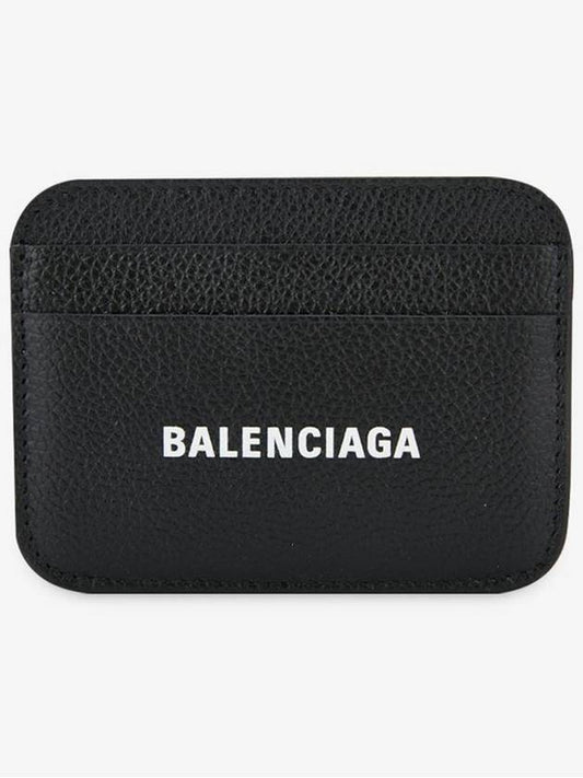 Cash Logo 2 Fold Card Wallet Black - BALENCIAGA - BALAAN 2