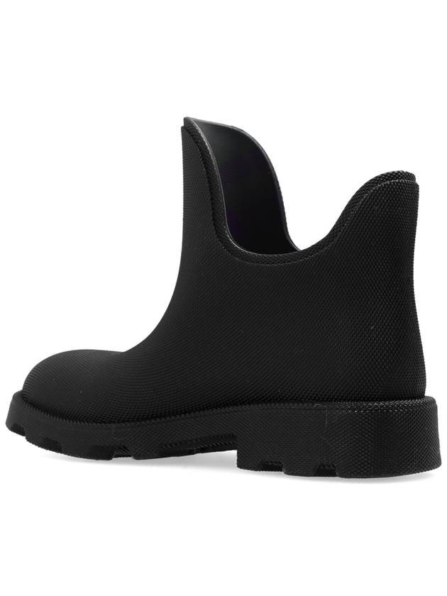 Rubber Marsh Low Ankle Boots Black - BURBERRY - BALAAN 6