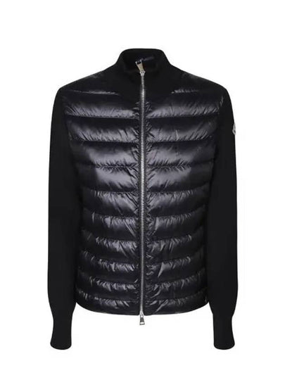 Logo patch wool padding black - MONCLER - BALAAN 2