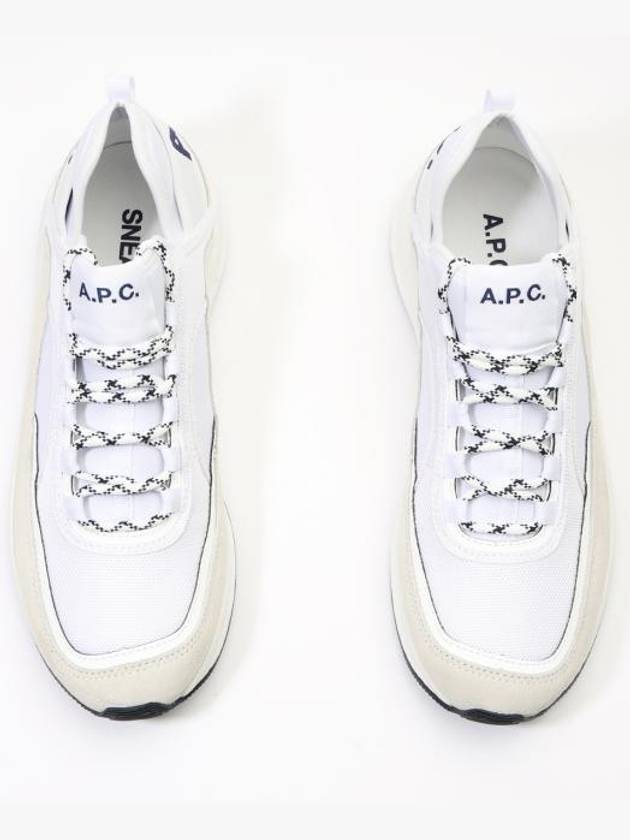 Run Around Logo Low Top Sneakers White - A.P.C. - BALAAN 6