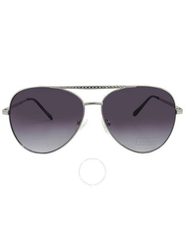 Guess Factory Grey Pilot Ladies Sunglasses GF0399 01B 62 - GUESS - BALAAN 1