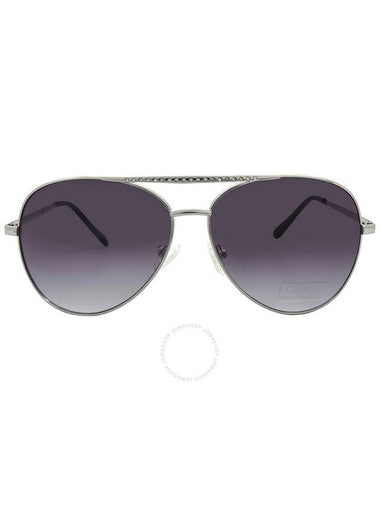 Guess Factory Grey Pilot Ladies Sunglasses GF0399 01B 62 - GUESS - BALAAN 1