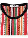 Kids Striped Vest Multi S4MSJGTA165 044 - MSGM - BALAAN 4